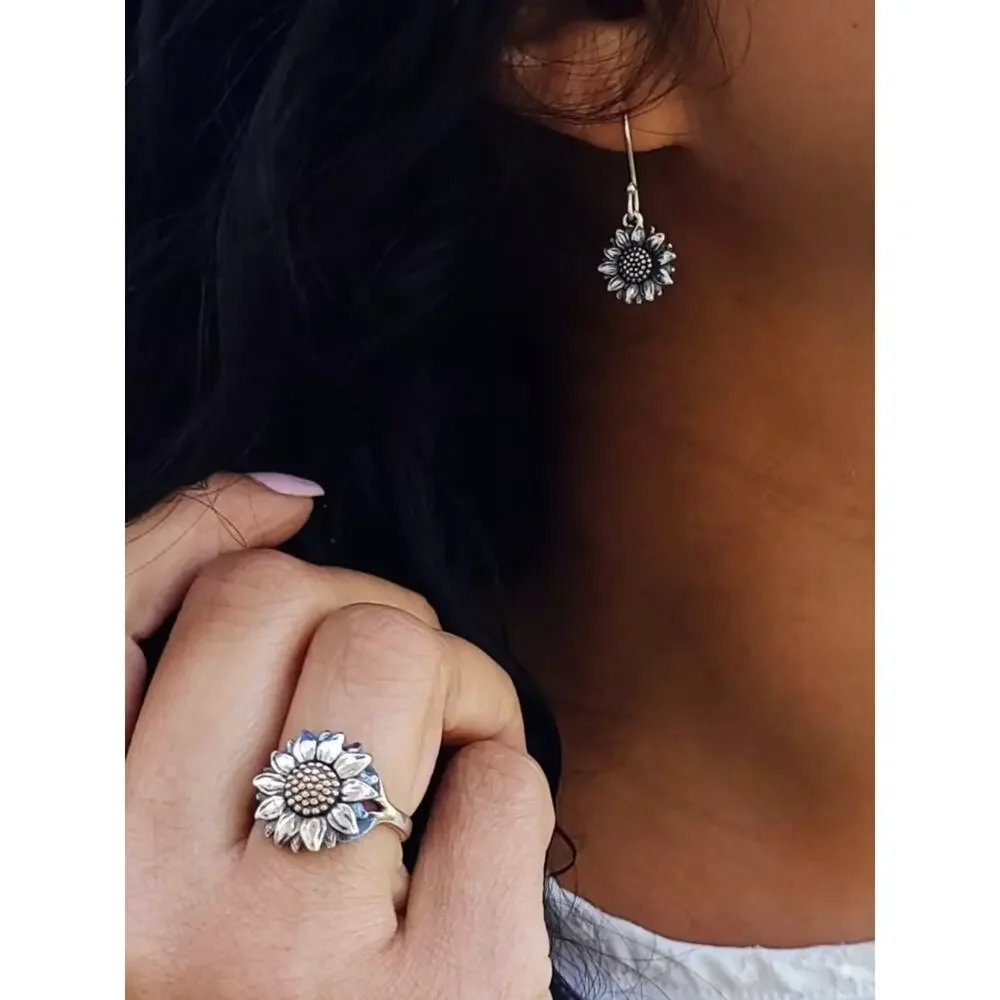 James Avery Wild Sunflower Ring SIZE 10